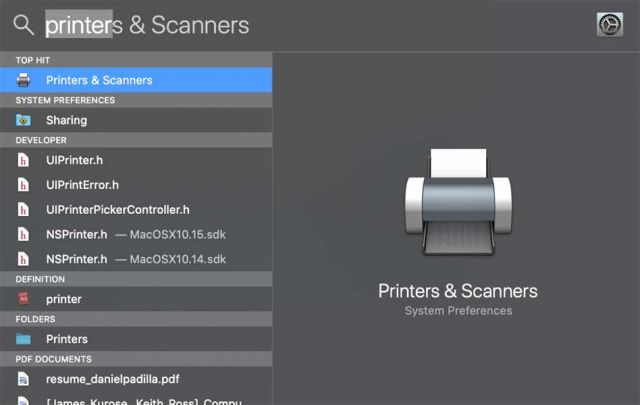 Printers and Scanners