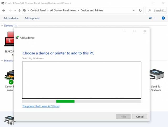 Printer I want isn't listed