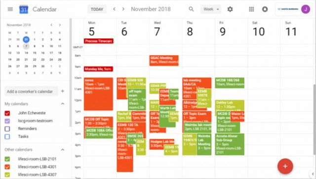 View or hide other calendars